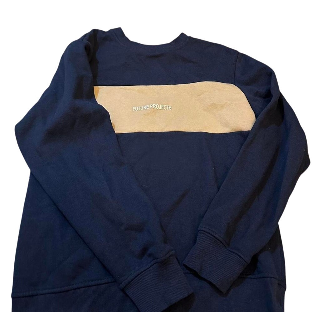Primark Menswear Crewneck Sweatshirt‎ Pullover Jumper Navy Blue Large
